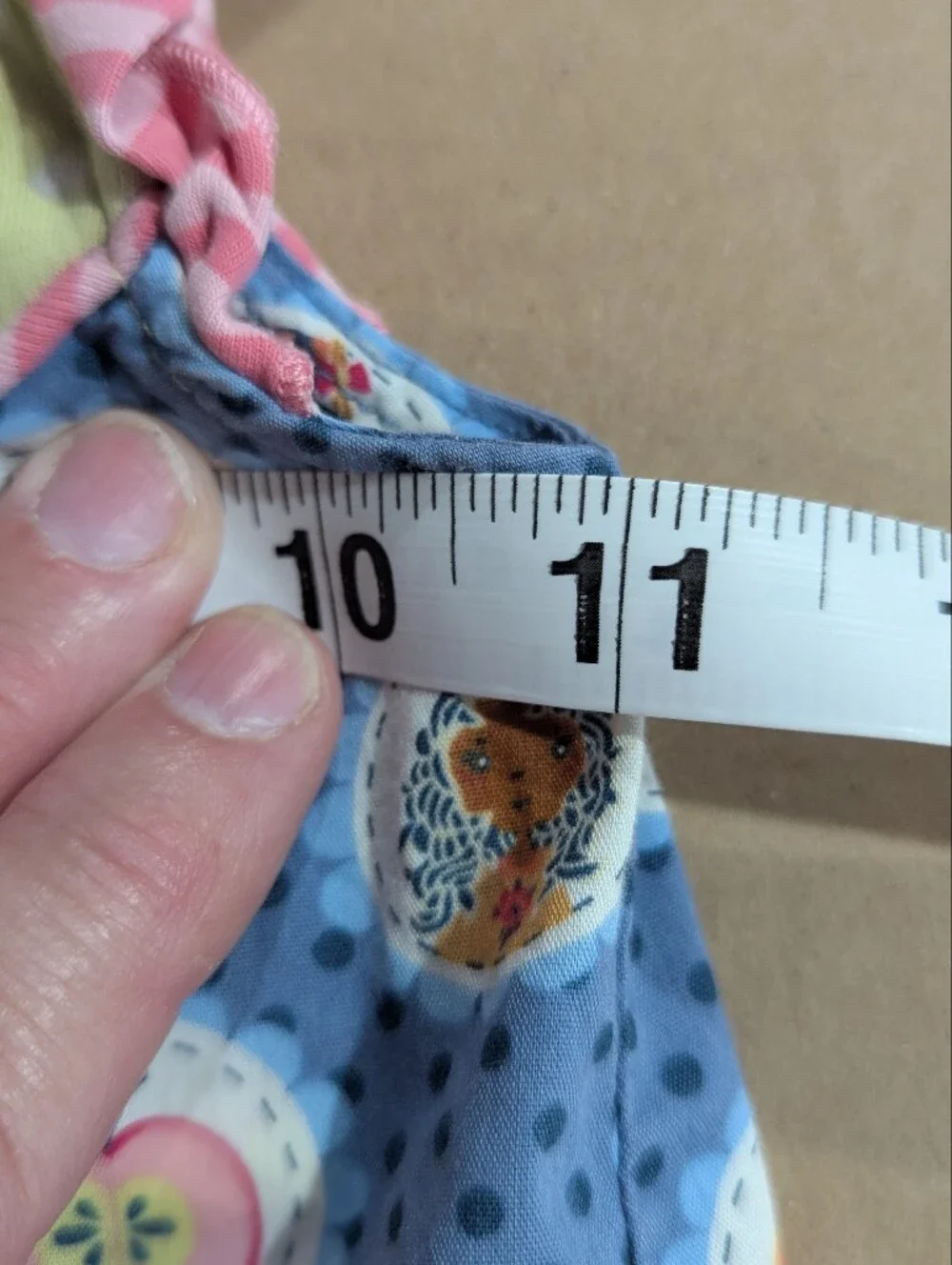 Matilda Jane Girl's Apples & Tea Mixed Print Dress Sz 4 *GUC So Adorable! 🥰